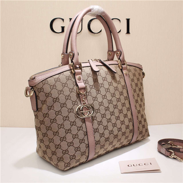 Gvc*1 341503 Nylon Large Convertible Tote Bag Pink