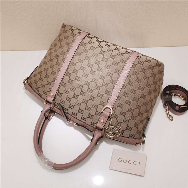 Gvc*1 341503 Nylon Large Convertible Tote Bag Pink