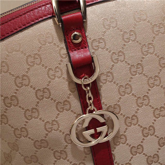 Gvc*1 341503 Nylon Large Convertible Tote Bag Red