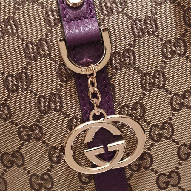 Gvc*1 341503 Nylon Large Convertible Tote Bag Purple