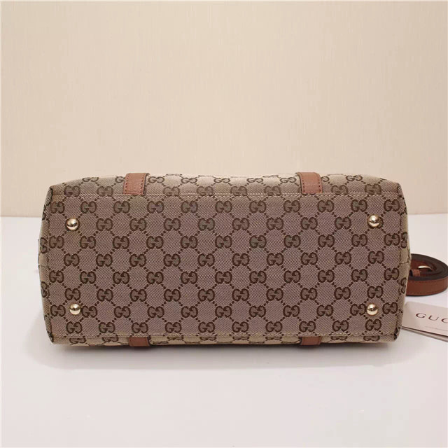 Gvc*1 341503 Nylon Large Convertible Tote Bag Brown