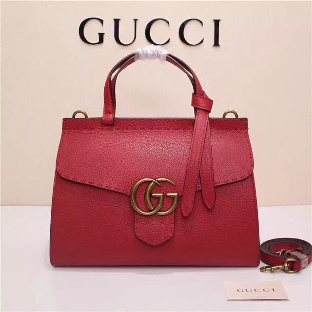Gvc*1 Marmont small top handle bag 421890 Red