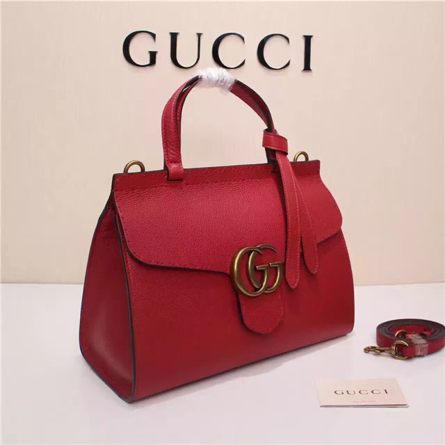 Gvc*1 Marmont small top handle bag 421890 Red