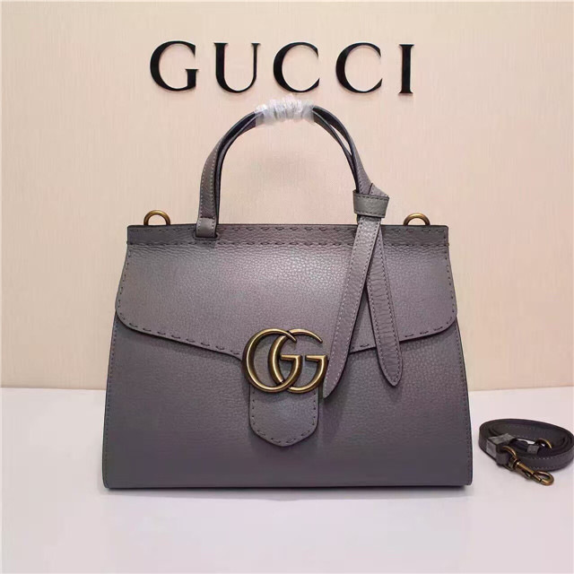 Gvc*1 Marmont small top handle bag 421890 Gray