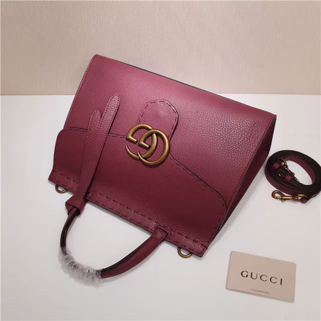 Gvc*1 Marmont small top handle bag 421890 Wine Red