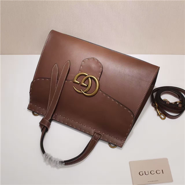 Gvc*1 Marmont small top handle bag 421890 Brown