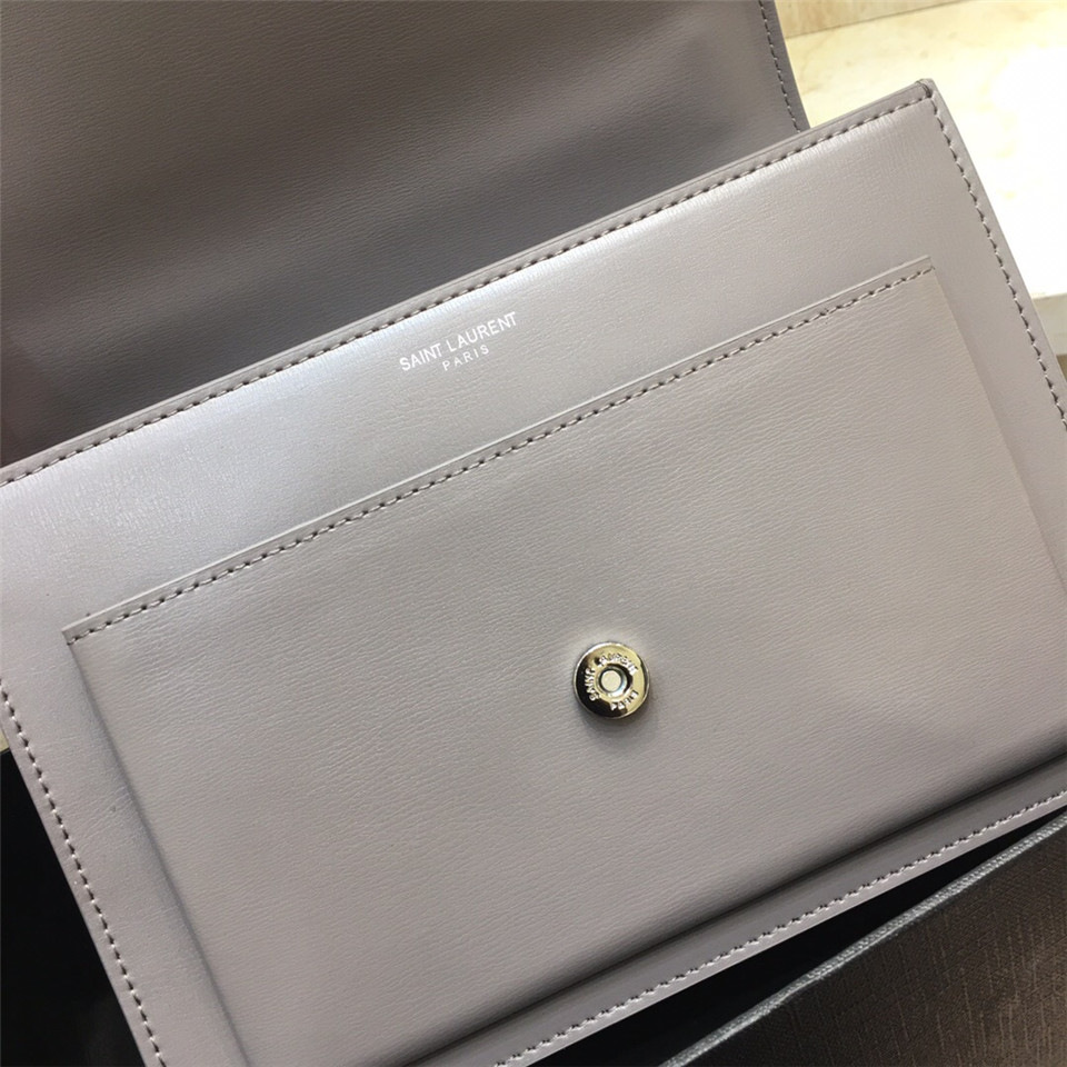 Y51 Monogram Sunset Leather Crossbody Bag 442906 Gray