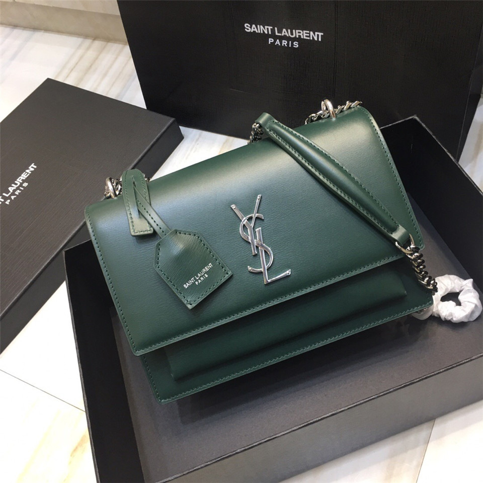Y51 Monogram Sunset Leather Crossbody Bag 442906 Green