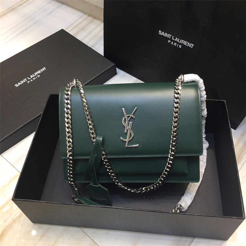 Y51 Monogram Sunset Leather Crossbody Bag 442906 Green