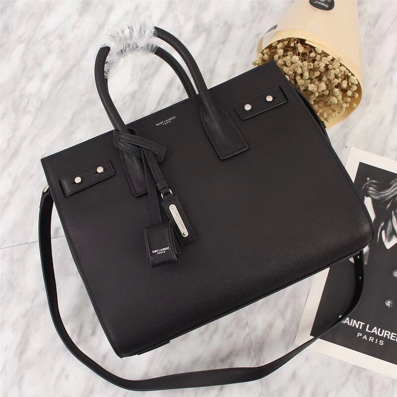 Y51 Original Leather Women Handbag Black