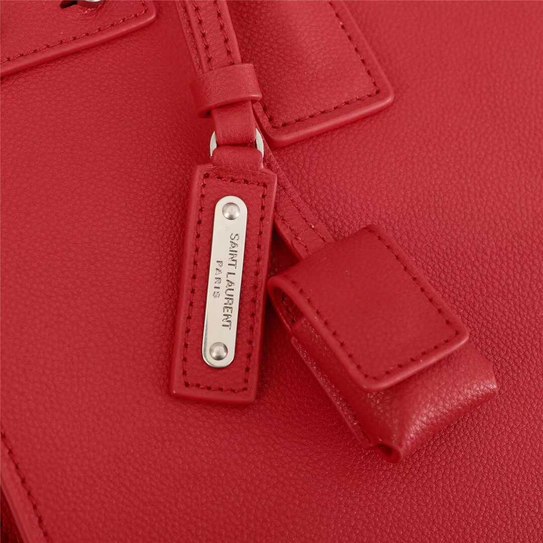 Y51 Original Leather Women Handbag Red color