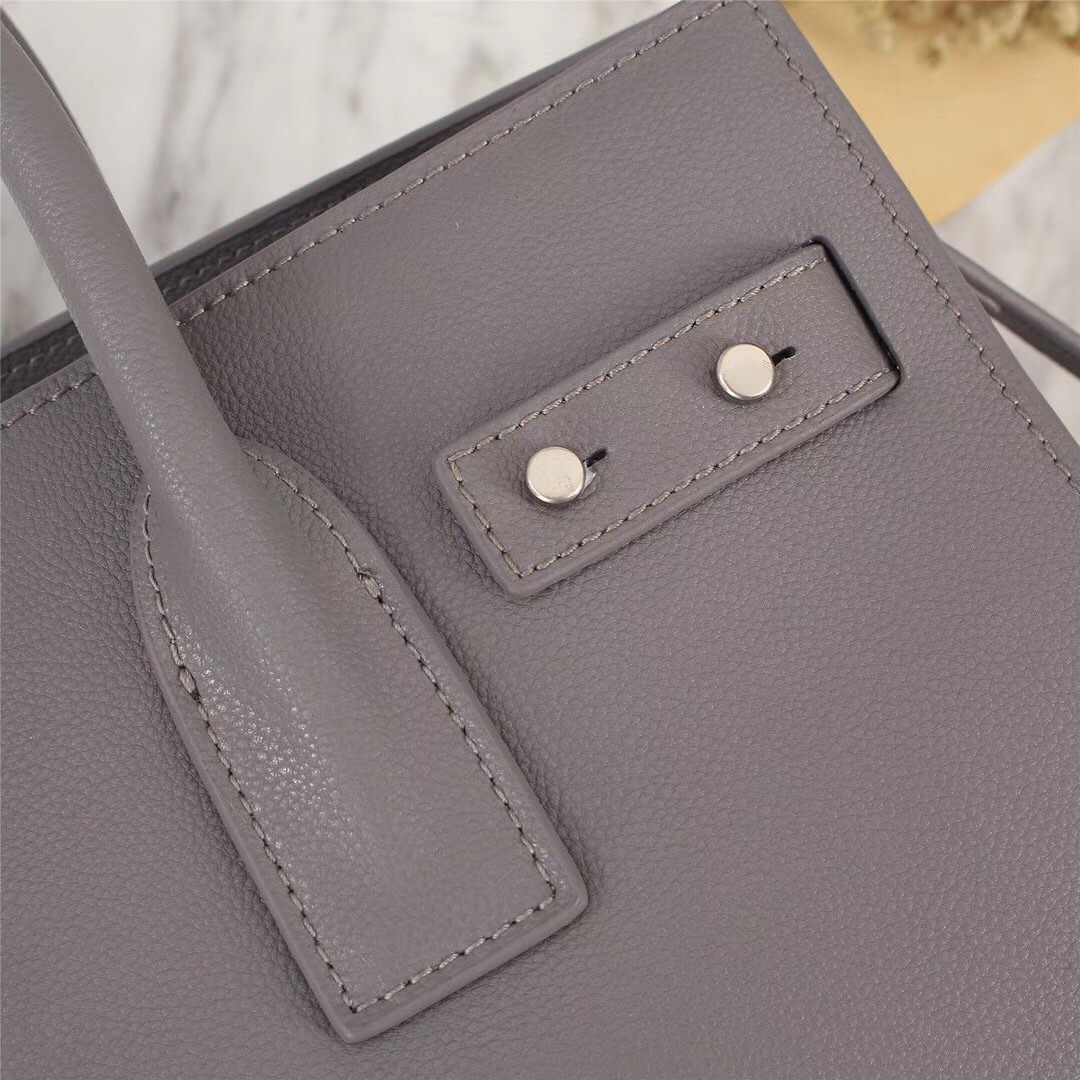 Y51 Original Leather Women Handbag Gray