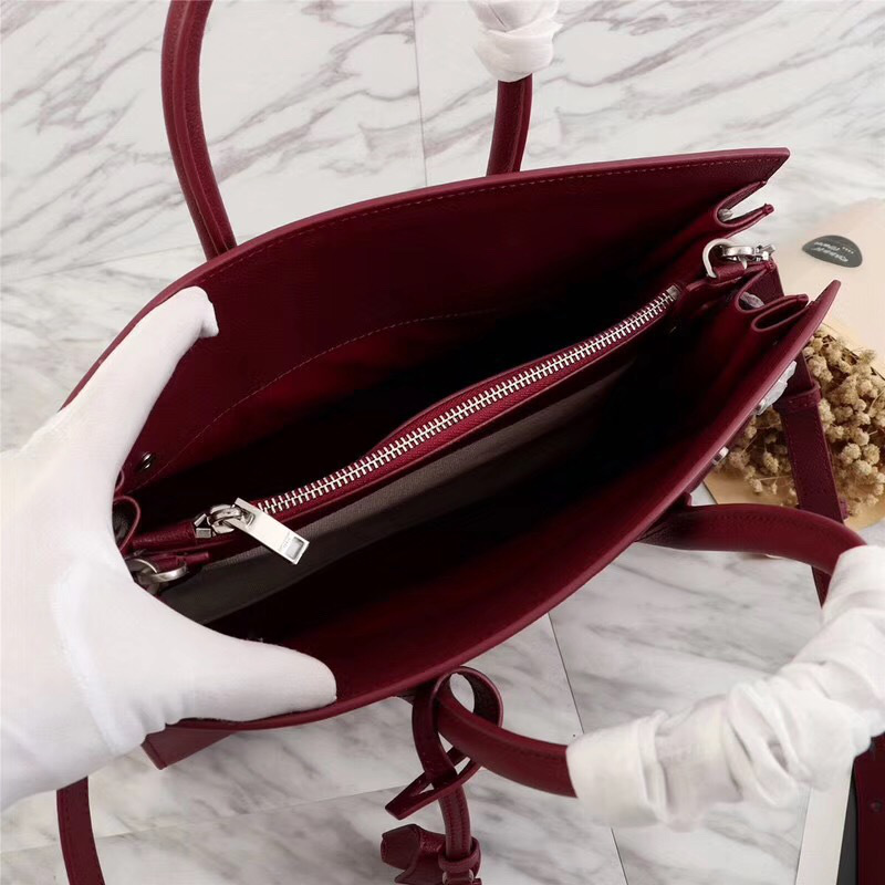 Y51 Original Leather Women Handbag Wine Red