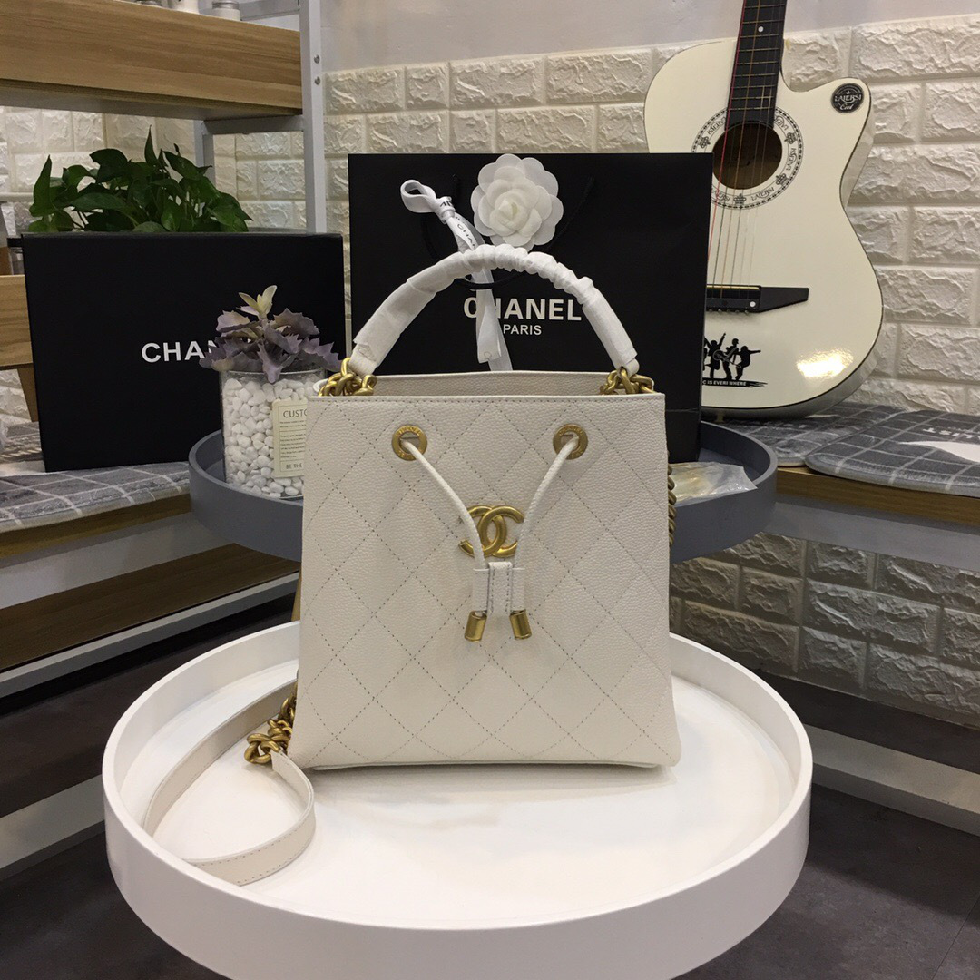 Ch**el Womens Shoulder Bags White AS0310