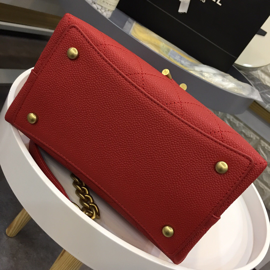 Ch**el Womens Shoulder Bags Red AS0310