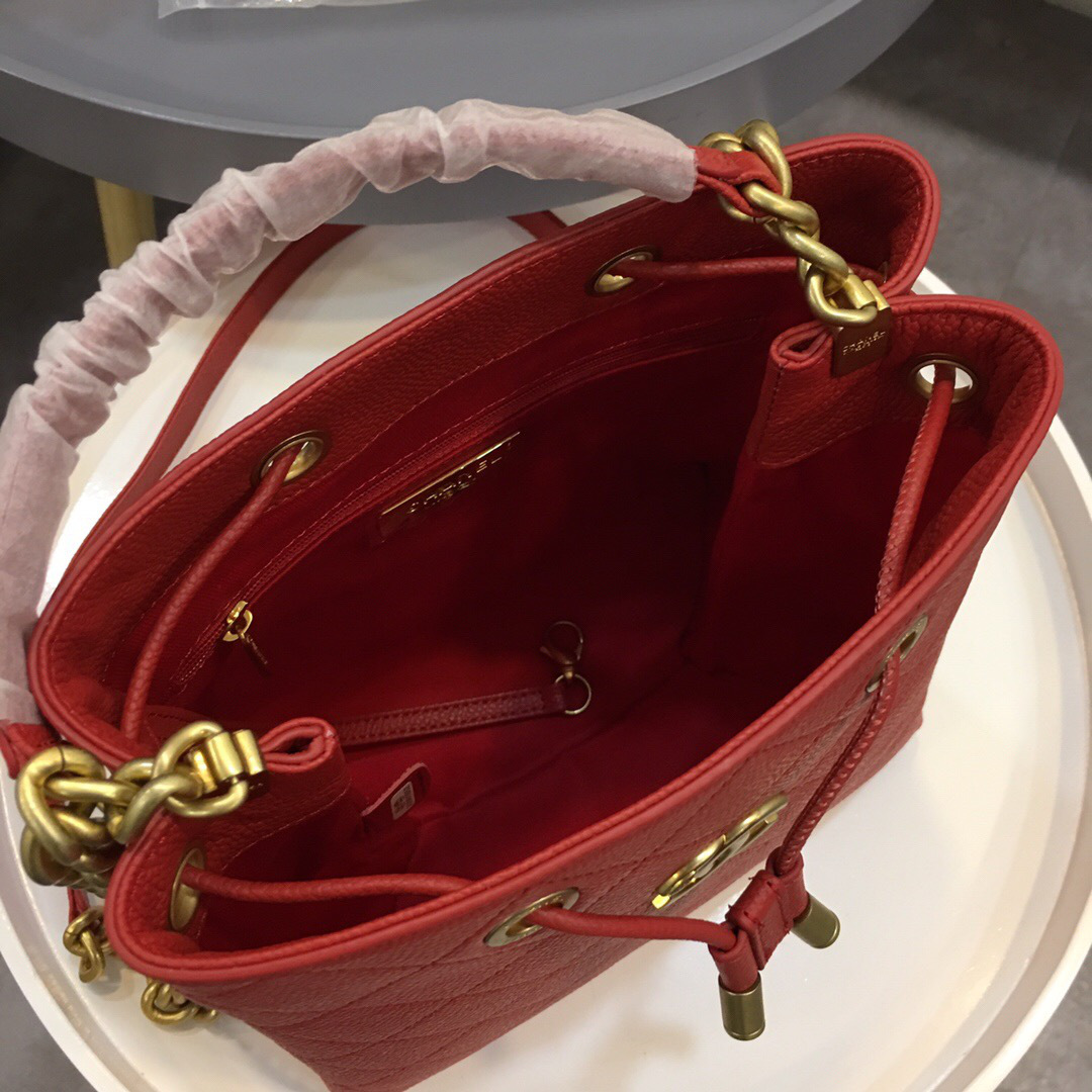 Ch**el Womens Shoulder Bags Red AS0310