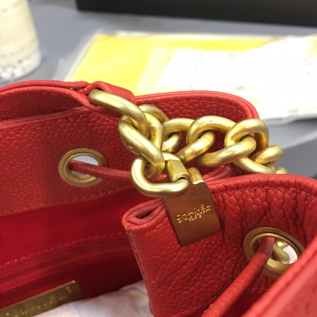 Ch**el Womens Shoulder Bags Red AS0310