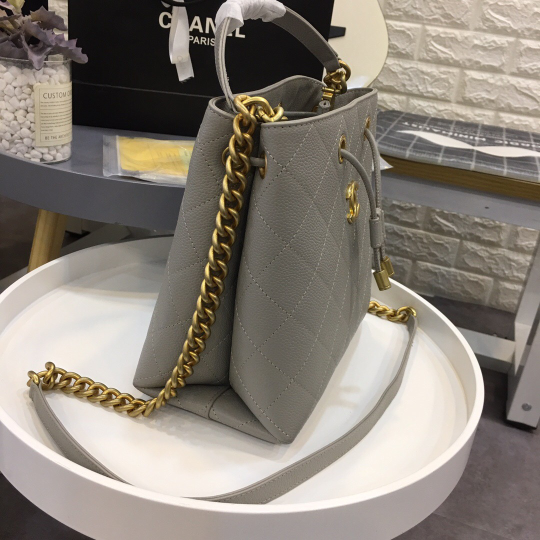 Ch**el Womens Shoulder Bags Gray AS0310