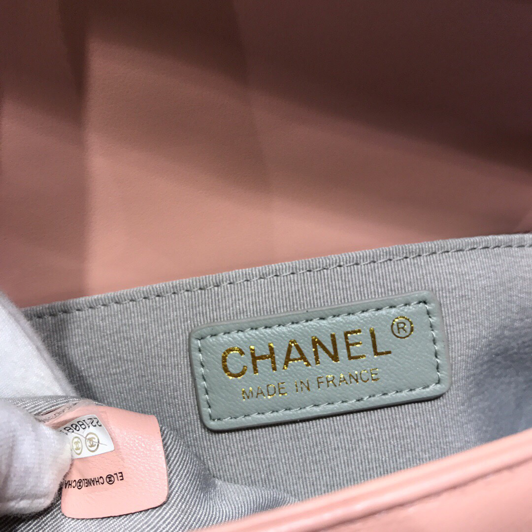 Ch**el Leboy lambskin Bag in Pink 67086