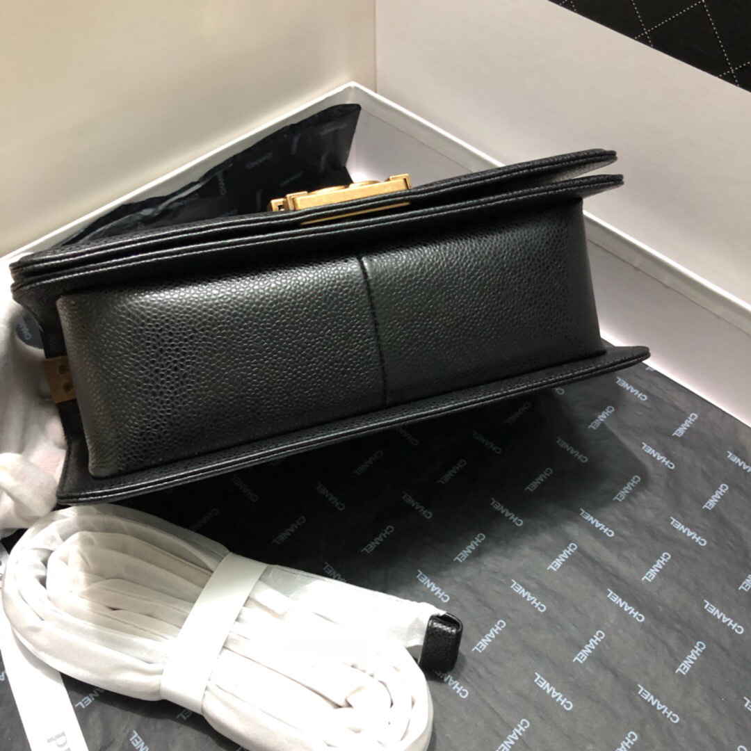 Ch**el Leboy Calfskin Bag in Black 67086
