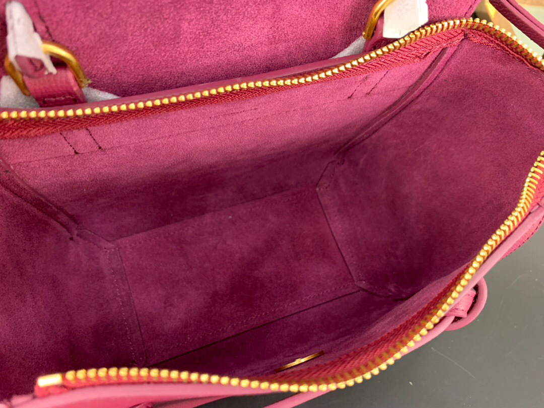 Ce1i*e Micro Belt Bag In Grained Calfskin 20cm 175519