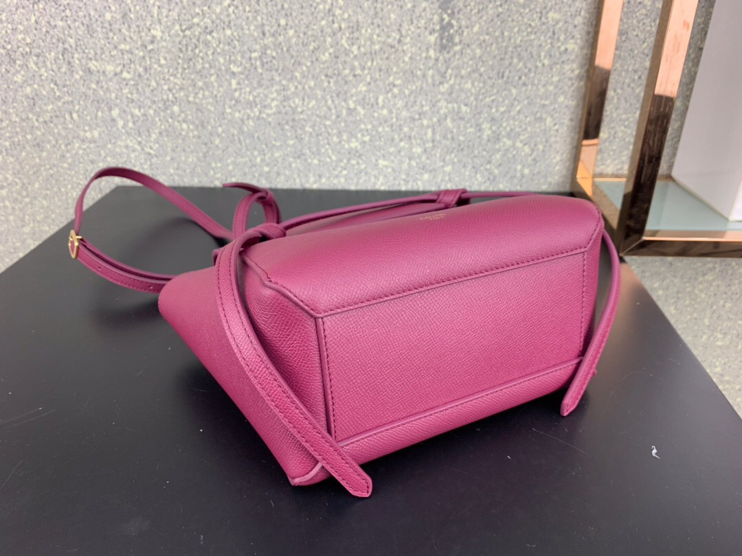 Ce1i*e Micro Belt Bag In Grained Calfskin 20cm 175519