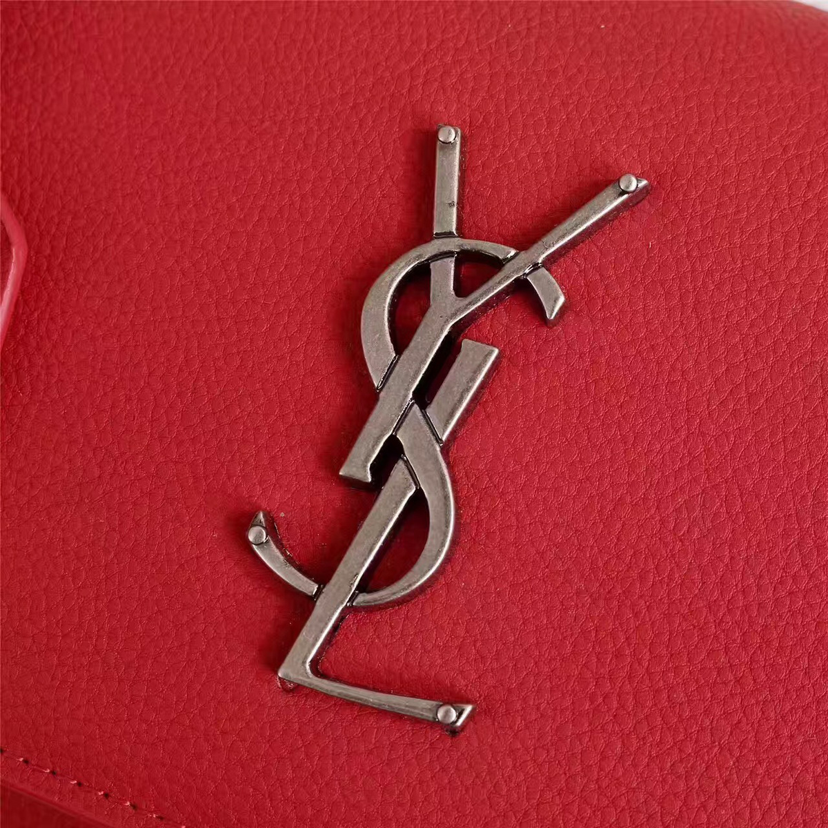 Y51 Real leather Handbag with Red 26606