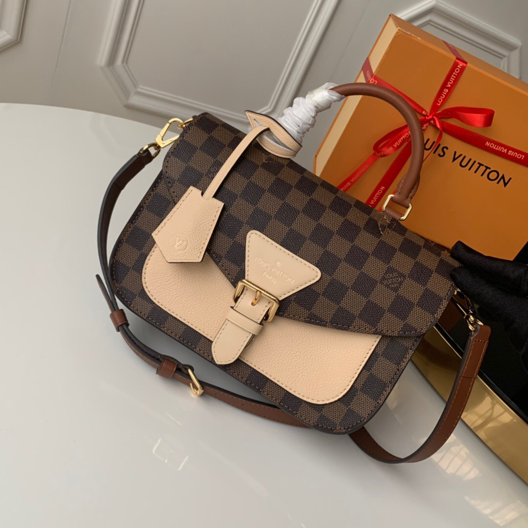 L0vis Vvtt0n Damier Ebene Crossbody Handbag Apricot N40148