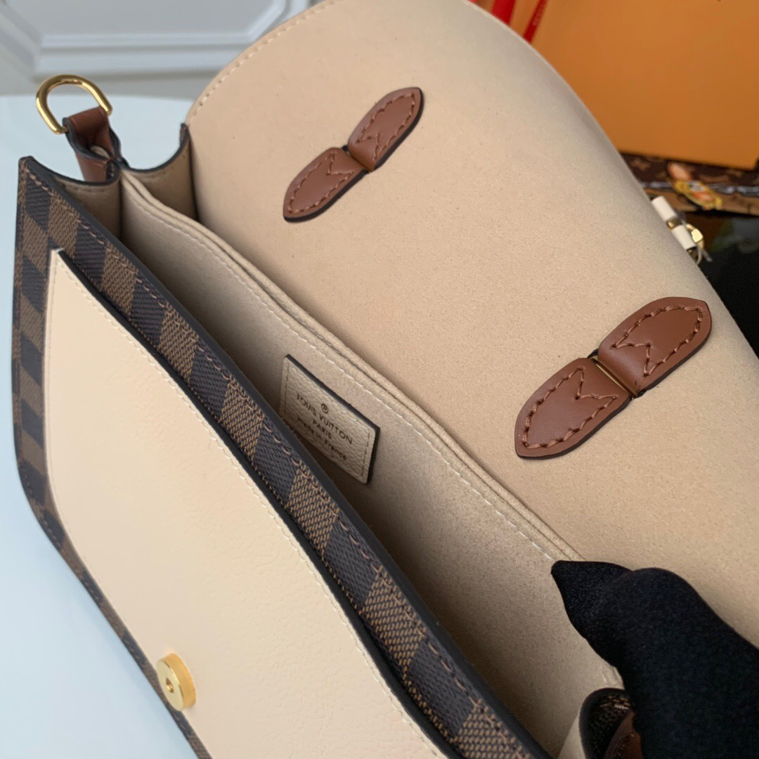 L0vis Vvtt0n Damier Ebene Crossbody Handbag Apricot N40148