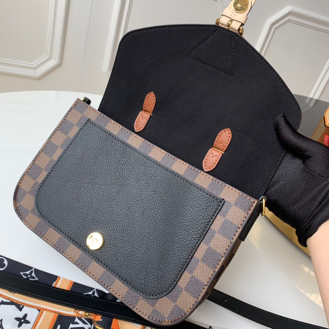 L0vis Vvtt0n Damier Ebene Crossbody Handbag Black N40148