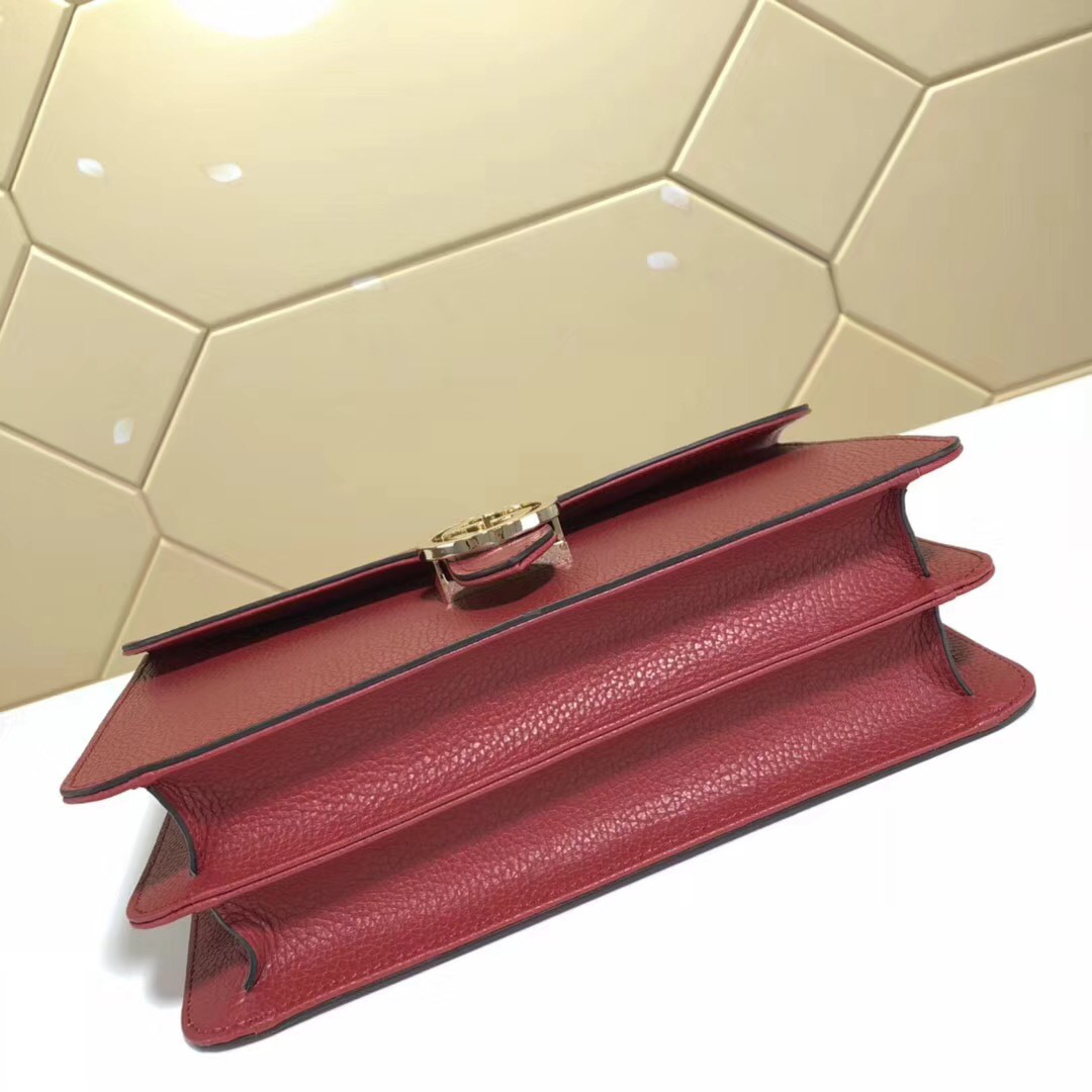 Gvc*1 Marmont Shoulder Red Leather Cross Body Bag 510303