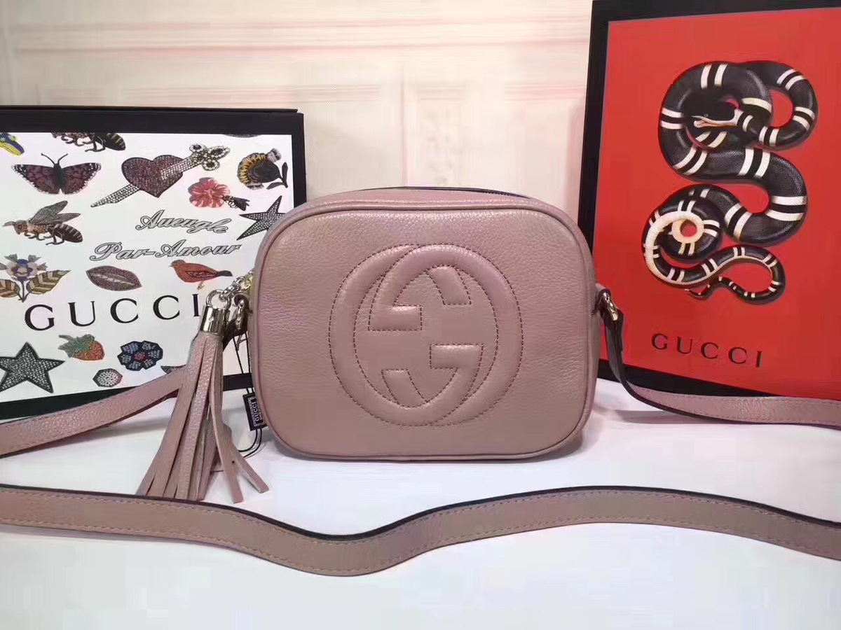 Gvc*1 Women's Shoulder Leather Pink Bags 308364