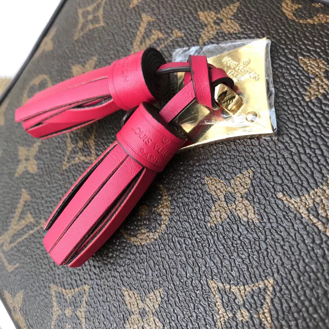 L0vis Vvtt0n Monogram Saintonge Rose Red Handbag M43559 Bagsaa
