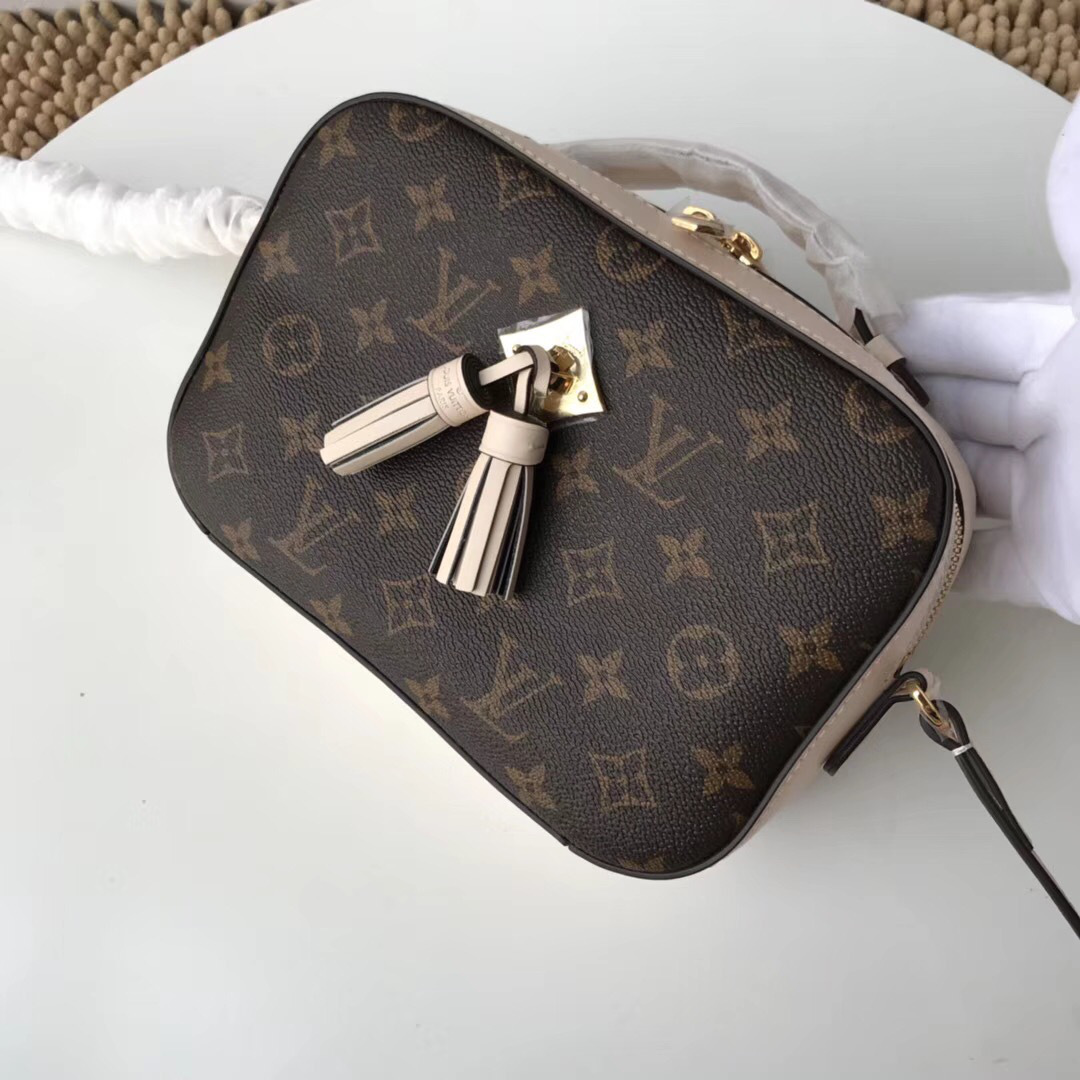 L0vis Vvtt0n Monogram Saintonge Beige Handbag M43559 Bagsaa