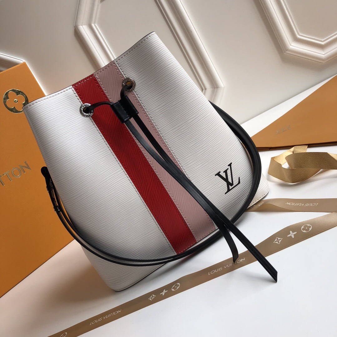 L0vis Vvtt0n NEONOE EPI Leather Shoulder Handbags White M52161 Bagsaa
