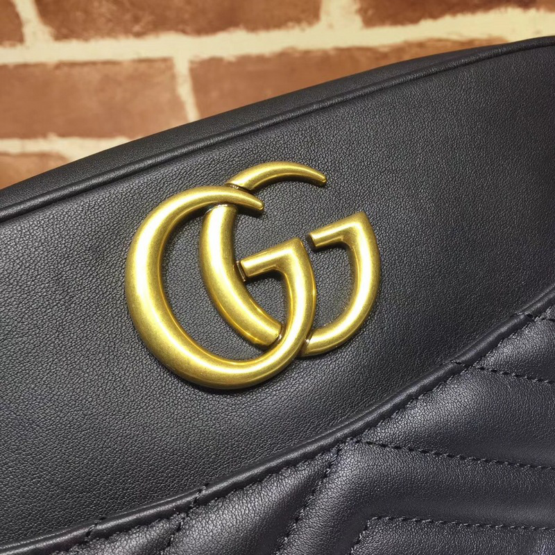 Gvc*1 Marmont medium shoulder bag black 443499 Bagsaa