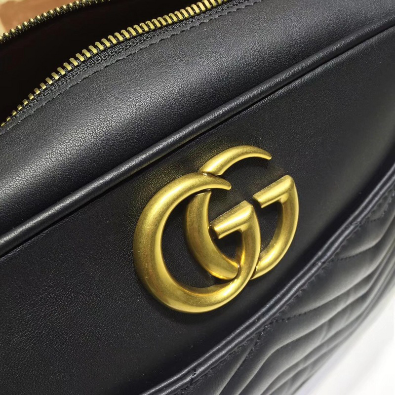 Gvc*1 Marmont medium shoulder bag black 443499 Bagsaa
