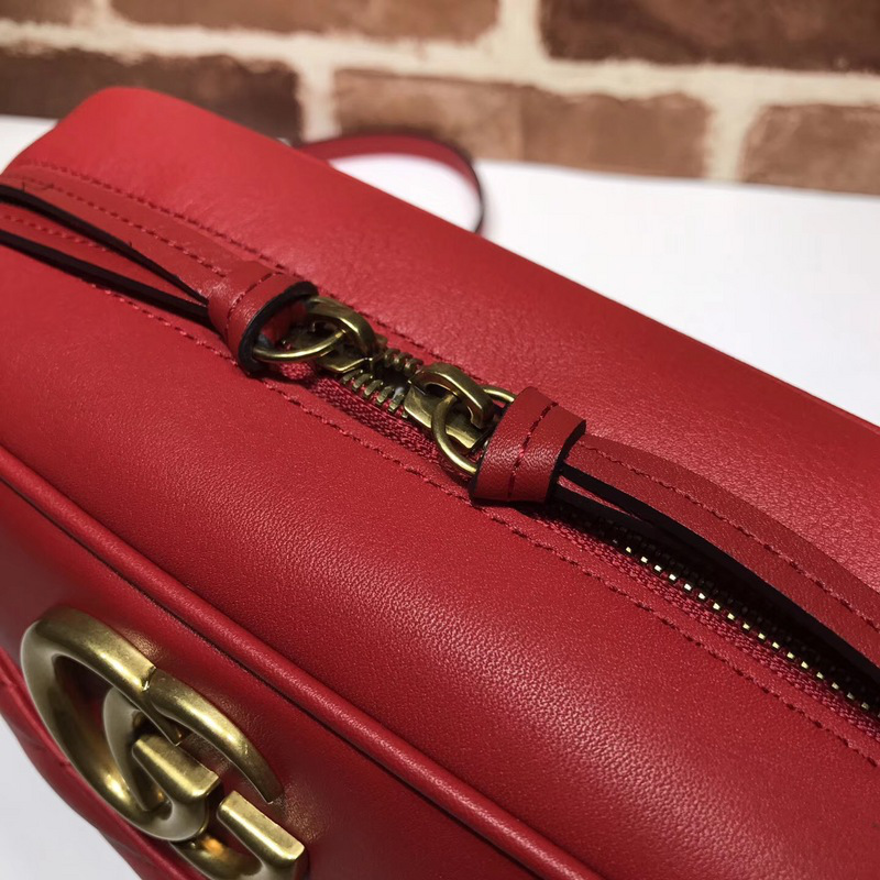 Gvc*1 Marmont medium shoulder bag red 443499 Bagsaa