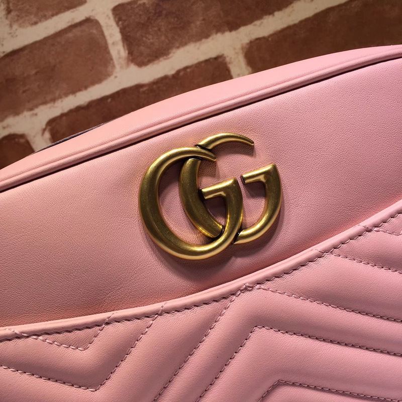 Gvc*1 Marmont medium shoulder bag pink 443499 Bagsaa