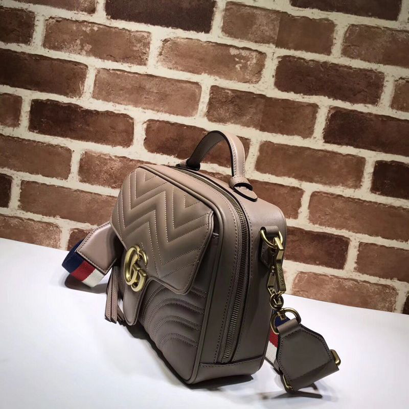 Gvc*1 Marmont leather shoulder bag pink 498100 Bagsaa