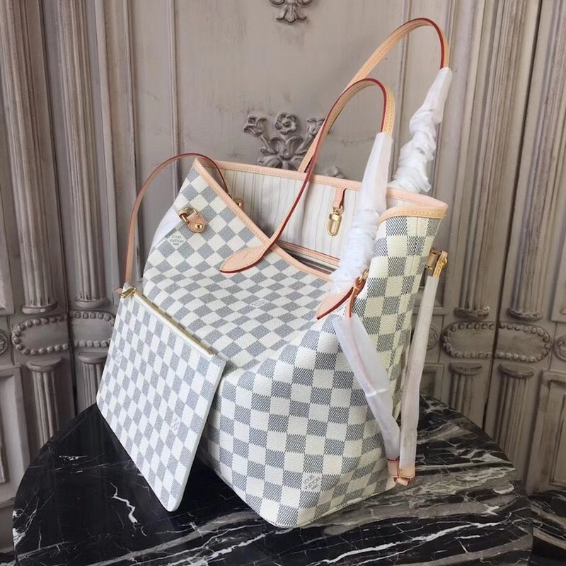 Bagsaaa L0vis Vvtt0n Neverfull MM bag beige inside - 32cm