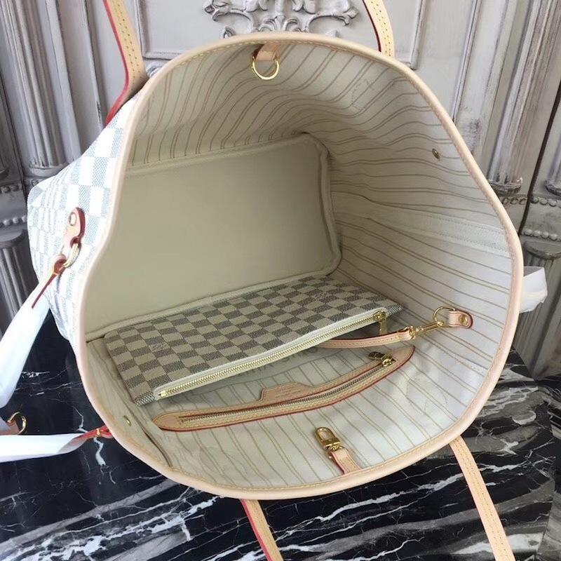 Bagsaaa L0vis Vvtt0n Neverfull MM bag beige inside - 32cm