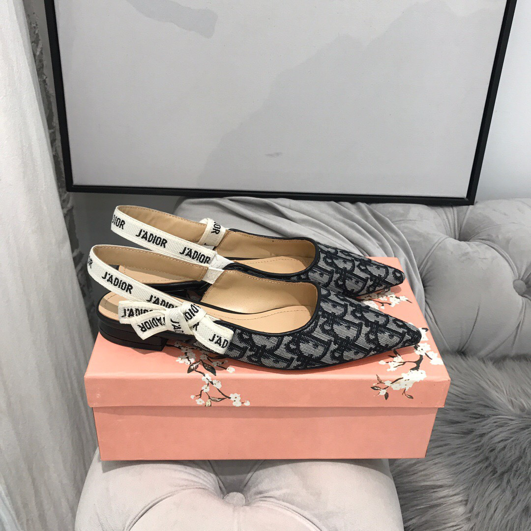 D10r Black Flat shoes
