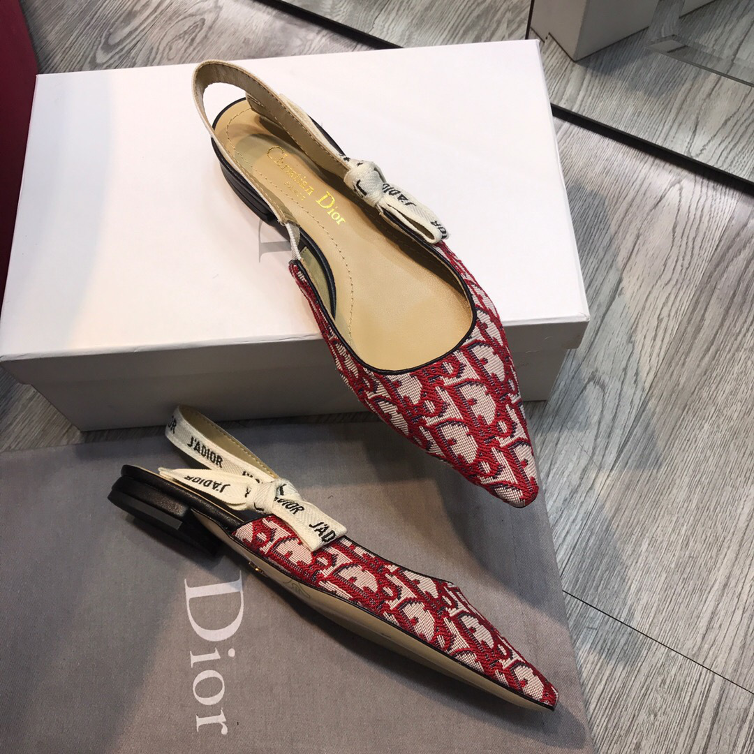 D10r Red Flat shoes