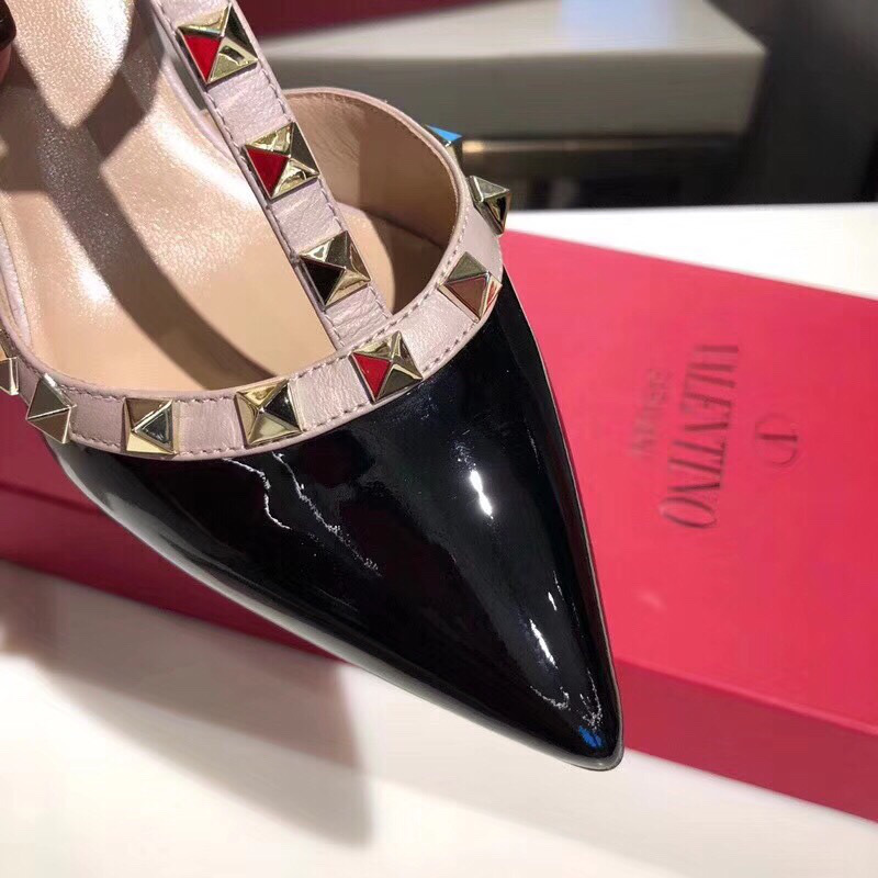Va1e*ntin0 shoes Black 6.5cm