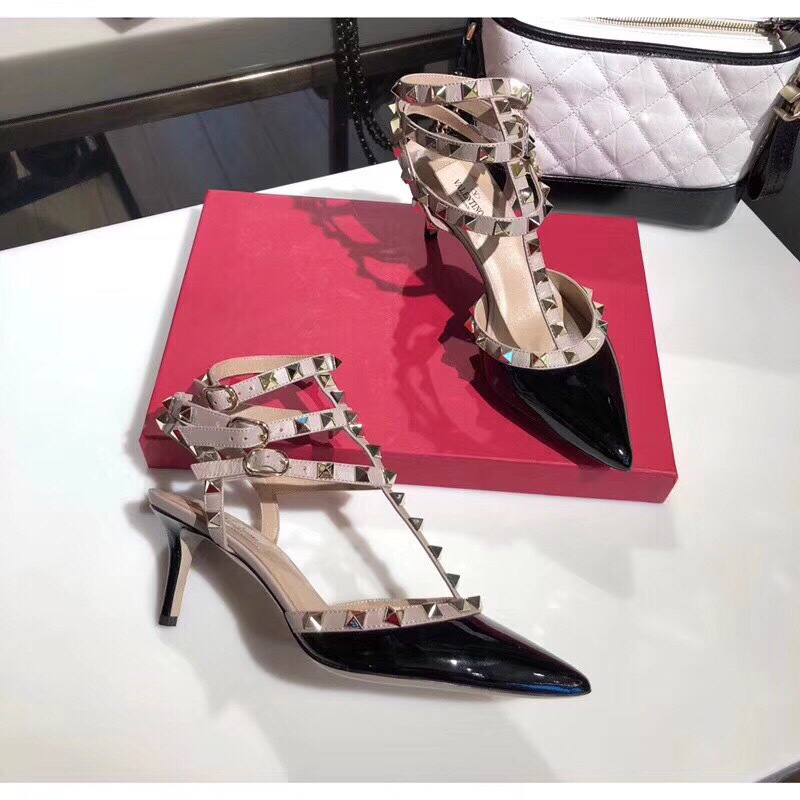 Va1e*ntin0 shoes Black 6.5cm