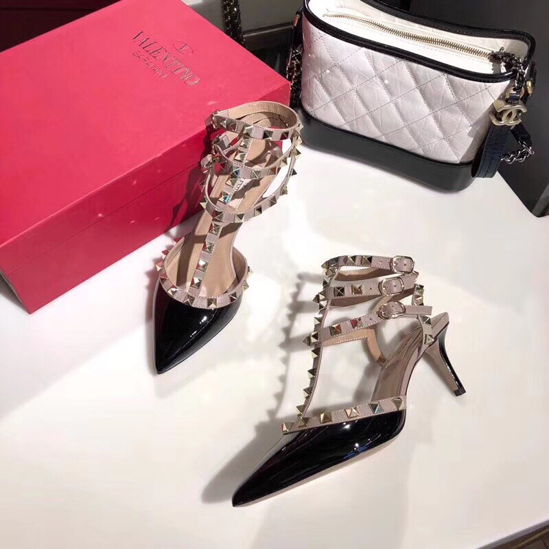 Va1e*ntin0 shoes Black 6.5cm