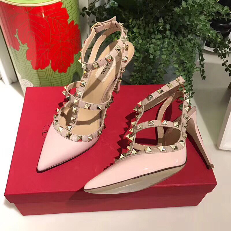 Va1e*ntin0 shoes Pink 10cm