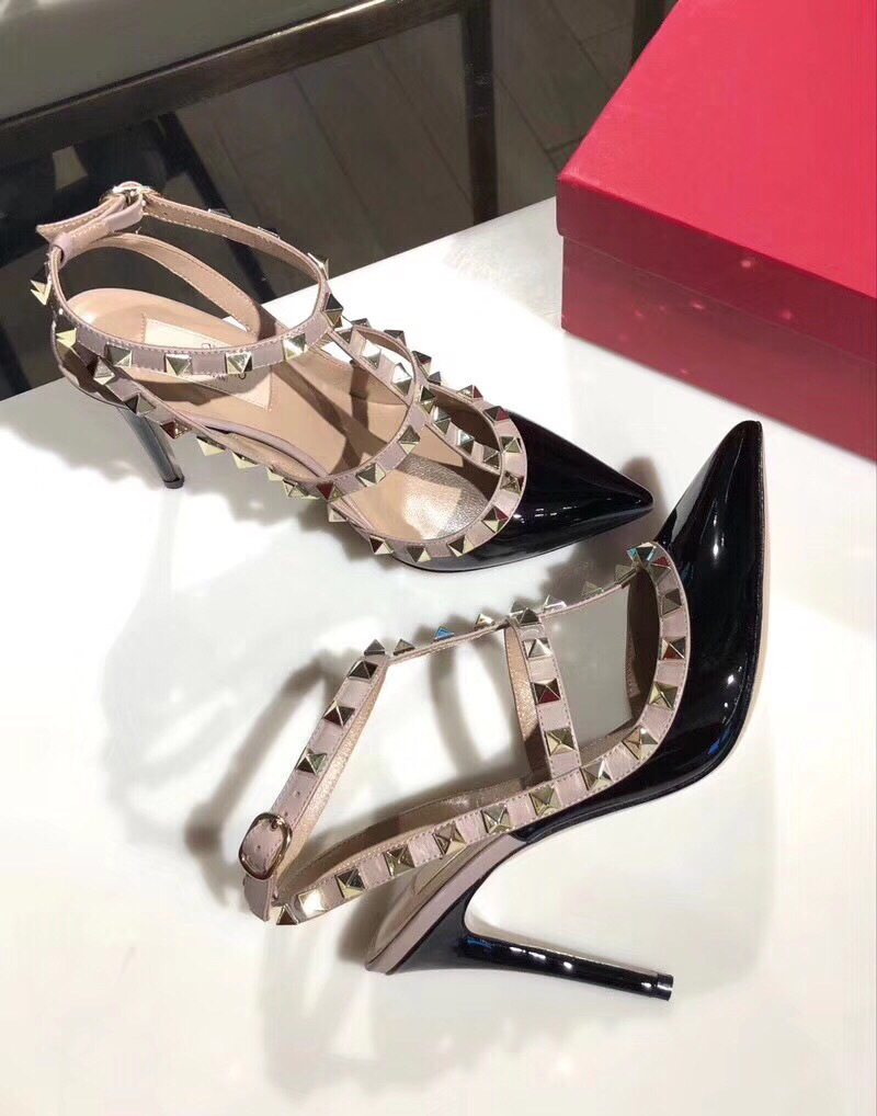 Va1e*ntin0 shoes Black 10cm