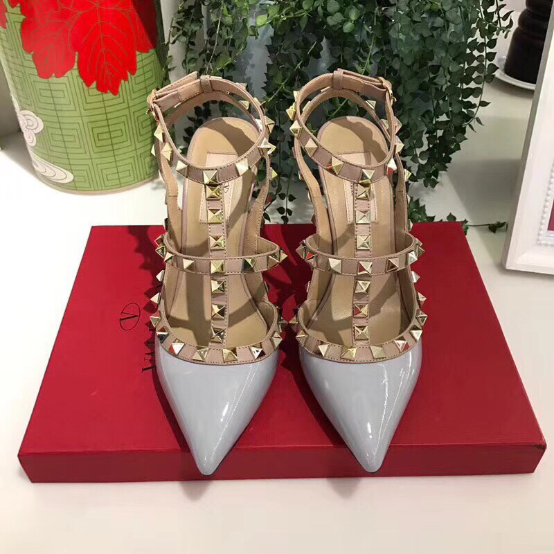 Va1e*ntin0 shoes Light Blue 10cm